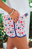 PREORDER-Oh My Stars Drawstring Everyday Shorts - Jess Lea Boutique