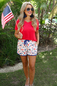 PREORDER-Oh My Stars Drawstring Everyday Shorts - Jess Lea Boutique