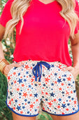 PREORDER-Oh My Stars Drawstring Everyday Shorts - Jess Lea Boutique