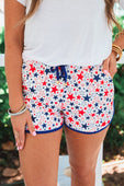 PREORDER-Oh My Stars Drawstring Everyday Shorts - Jess Lea Boutique