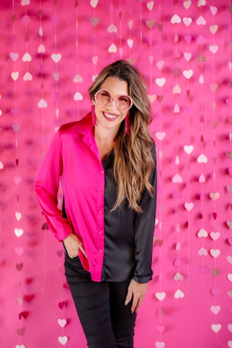 On Trend Button Up Top