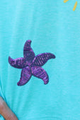On Vacay Sequin Patch Top - Jess Lea Boutique