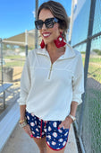 PREORDER-Out Of Your League Baseball Drawstring Everyday Shorts - Jess Lea Boutique