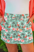 Palm Beach Flamingo Skort - Jess Lea Boutique