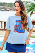 Patriotic Boots Waffle Tee - Jess Lea Boutique
