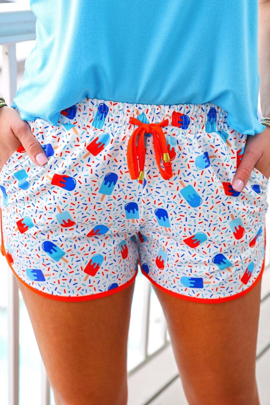 Patriotic Popsicles Everyday Shorts - Jess Lea Boutique