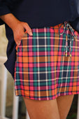 Patterned in Plaid Skort - Jess Lea Boutique