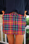 Patterned in Plaid Skort - Jess Lea Boutique