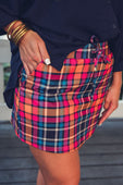 Patterned in Plaid Skort - Jess Lea Boutique