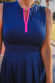 Pep Squad Tennis Dress, Navy - Jess Lea Boutique