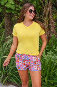 Postcard Paradise Everyday Shorts - Jess Lea Boutique