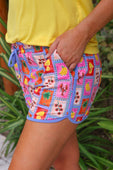 Postcard Paradise Everyday Shorts - Jess Lea Boutique