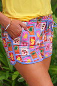 Postcard Paradise Everyday Shorts - Jess Lea Boutique