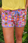 Postcard Paradise Everyday Shorts - Jess Lea Boutique