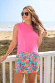 Postmarked in Paradise Skort - Jess Lea Boutique