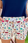 PREORDER-All Things Texas Drawstring Everyday Shorts