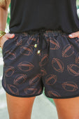 PREORDER-Biggest Fan Football Drawstring Everyday Shorts