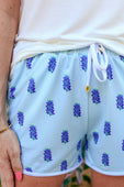 PREORDER-Bluebonnet Festival Drawstring Everyday Shorts