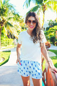 PREORDER-Bluebonnet Festival Drawstring Everyday Shorts