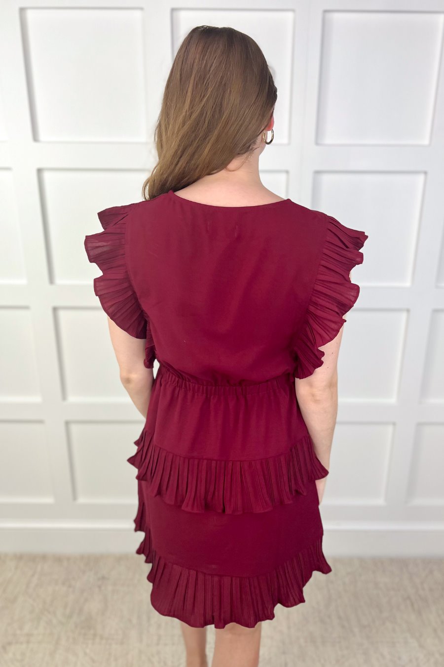PREORDER-Game Day Ruffle Dress
