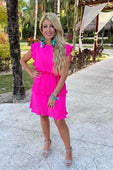 PREORDER-Game Day Ruffle Dress