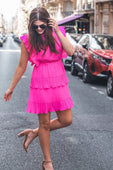PREORDER-Game Day Ruffle Dress