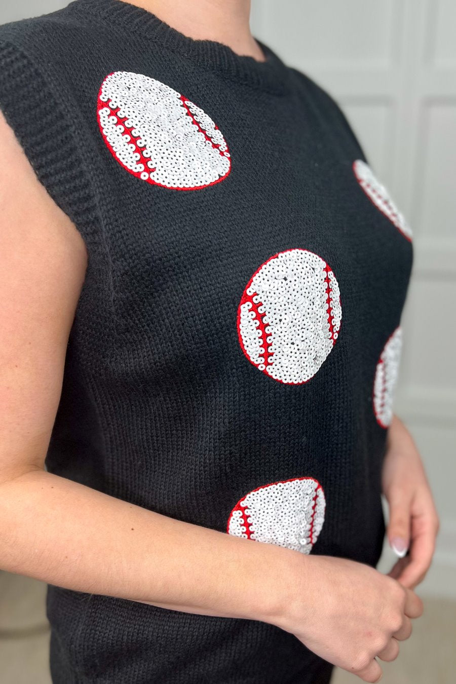 PREORDER-Had Me At Baseball Sweater Vest