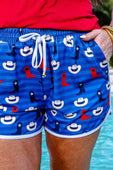 PREORDER-Hey There Cowboy Drawstring Everyday Shorts