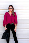 Jamie Balloon Sleeve Top - Jess Lea Boutique