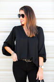 Jamie Balloon Sleeve Top - Jess Lea Boutique