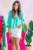 Jamie Balloon Sleeve Top - Jess Lea Boutique