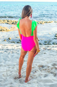 PREORDER-Laying Poolside Color Block Swimsuit
