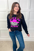 PREORDER-Let's Go Girls Sequin Patch Sweatshirt