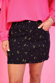 PREORDER- Midnight Nova Denim Skirt - Jess Lea Boutique