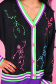 PREORDER- Party Skeletons Cardigan - Jess Lea Boutique