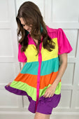 PREORDER-Rylee Rainbow Dress
