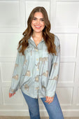 PREORDER-Take A Walk Cheetah Button Up Top