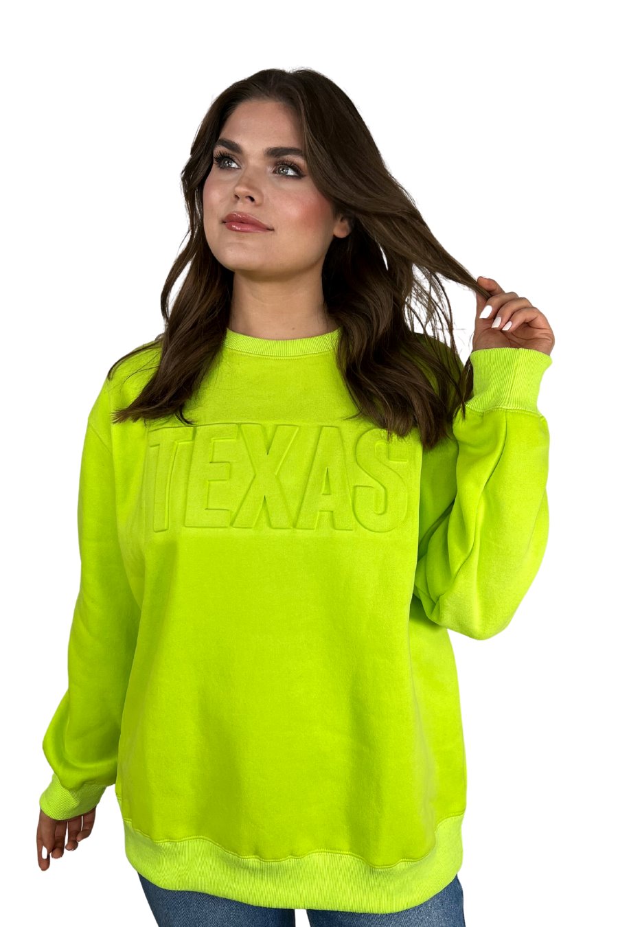 PREORDER-Texas Embossed Sweatshirt