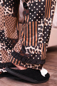 PREORDER- Wild Mix Ruffle Pajama Set - Jess Lea Boutique
