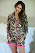 Prima Donna Leopard Ruffle Pajama Set - Jess Lea Boutique