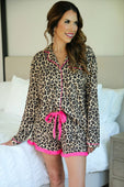 Prima Donna Leopard Ruffle Pajama Set - Jess Lea Boutique