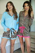 Prima Donna Leopard Ruffle Pajama Set - Jess Lea Boutique