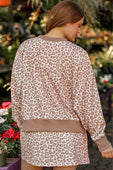 Printed Terry Skort Set- Leopard - Jess Lea Boutique