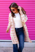 Rain Check Checkered Cardigan