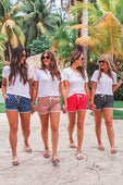 Red Polka Dot Everyday Shorts - Jess Lea Boutique