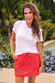 Red Polka Dot Skort - Jess Lea Boutique