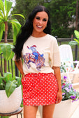 Red Polka Dot Skort - Jess Lea Boutique