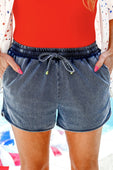 Refined Denim Stretch Everyday Shorts - Jess Lea Boutique