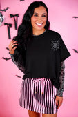 Rhinestone Web Tee - Jess Lea Boutique