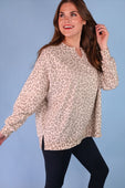 Riley French Terry Pullover- Bella Leopard - Jess Lea Boutique